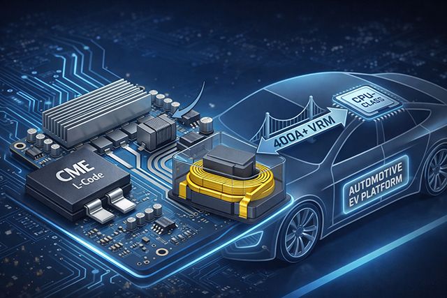 400A+ CPU-Klasse VRM-Magnetik für EV-Plattformen mit SBP-Kupferband und SEP-Metallverbundinduktivitäten